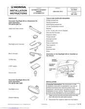 Honda 08V03-S9A-100B Installation Instructions Manual