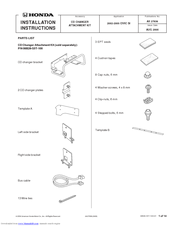 Honda 08A26-1B1-100 Installation Instructions Manual