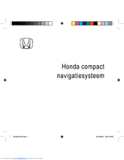Honda Compact navigation System Handleiding