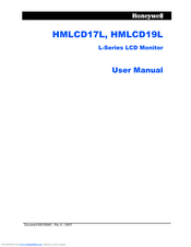 Honeywell HMLCD17L User Manual