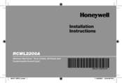 Honeywell RCWL2200 Installation Instructions Manual