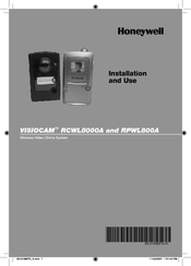 Honeywell VisioCam RPWL800A Installation And Use Manual