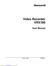 Honeywell VRX180 User Manual