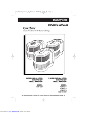 Honeywell HCM6011I - QuietCare Console Humidifer Owner's Manual