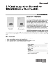 Honeywell TB7657B5x14B Integration Manual