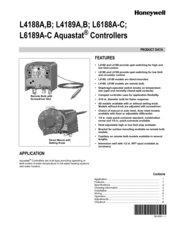 Honeywell AQUASTAT L6188A User Manual