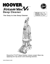 Hoover SteamVacTM V2TM Owner's Manual