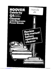 Hoover Celebrity S3239 Operating Manual