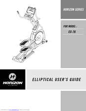 Horizon Fitness EX-76 User Manual