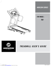 Horizon Fitness T93 User Manual