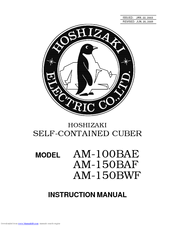 Hoshizaki AM-150BWF Instruction Manual