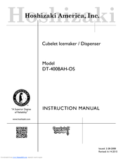 Hoshizaki DT-400BAH-OS Instruction Manual