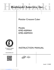 Hoshizaki KMD-450MAH Instruction Manual