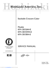 Hoshizaki KM-1301SAH-E Service Manual