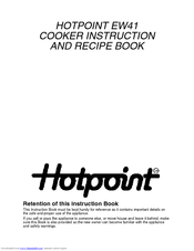 Hotpoint EW41 Instruction And Recipe Book