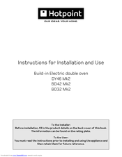 Hotpoint BD42 Mk2 Instructions For Installation And Use Manual
