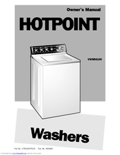 Hotpoint VWSR4100 Owner's Manual