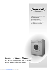 Hotpoint WM77 Instruction Manual