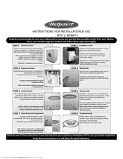 Hotpoint WDM73 Instructions For Installation And Use Manual