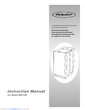 Hotpoint WMTL80 Instruction Manual