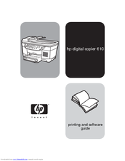 HP Compaq 610 Printing Manual