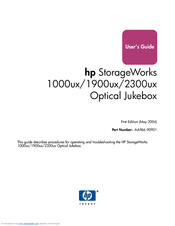 HP StorageWorks 1900ux User Manual
