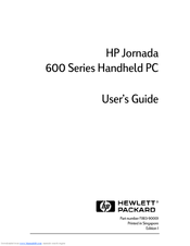 Hp 600 Series User Manual