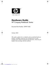 HP nc4010 - Notebook PC Hardware Manual