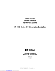 HP HP 9000 Model 382 Owner's Manual