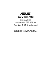 Asus A7V133-VM User Manual