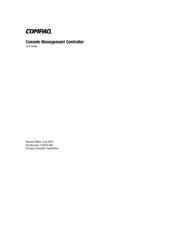 HP 203039-B21 - Console Management Controller User Manual