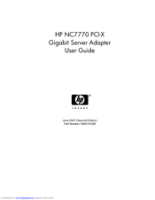 HP NC7770 User Manual