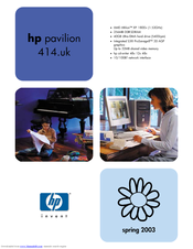 HP Pavilion 414 Datasheet