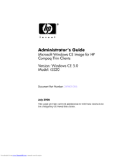 HP T5520 - Compaq Thin Client Administrator's Manual