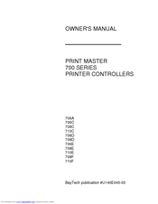 BayTech PRINT MASTER 708D Owner's Manual
