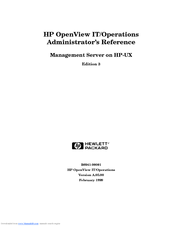HP -UX B6941-90001 Administrator's Reference Manual
