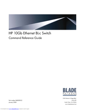 HP 10Gb Ethernet BL-c Command Reference Manual