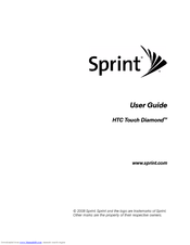 HTC Touch Diamond Sprint User Manual