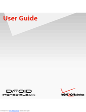 HTC Verizon Droid incredible User Manual