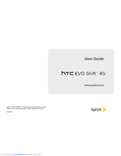 HTC EVO Shift 4G TC U250 User Manual