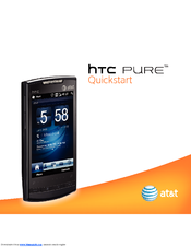 HTC PURE AT&T Quick Start Manual