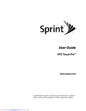 HTC Touch Pro RAPH800 User Manual