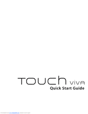 HTC Touch Viva OPAL100 Quick Start Manual