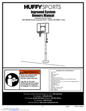 Huffy Sports Basketball Systems Owner's Manual