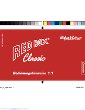Hughes & Kettner RED BOX MSD-185007/07 Operating Instructions Manual
