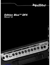Hughes & Kettner Edition Blue 30 DFX Manual