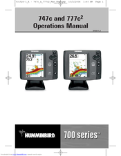 Humminbird 777c2 Operation Manual