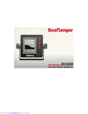 Humminbird SeaRanger SeaScope ID 600 Operation Manual