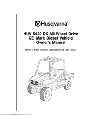 Husqvarna HUV 5420 DX Owner's Manual