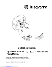 Husqvarna 111750 / HCS1372 Operator And Parts Manual